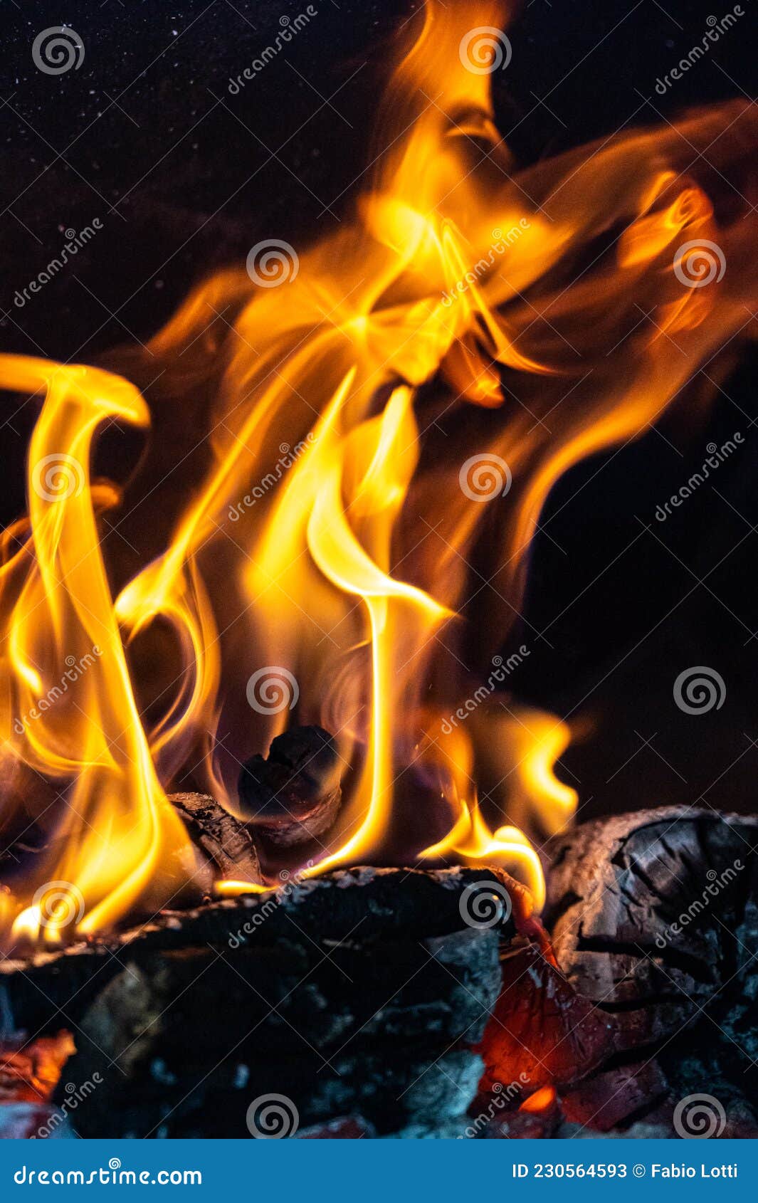 Fire Flames in a Oven stock image. Image of aged, center 230564593