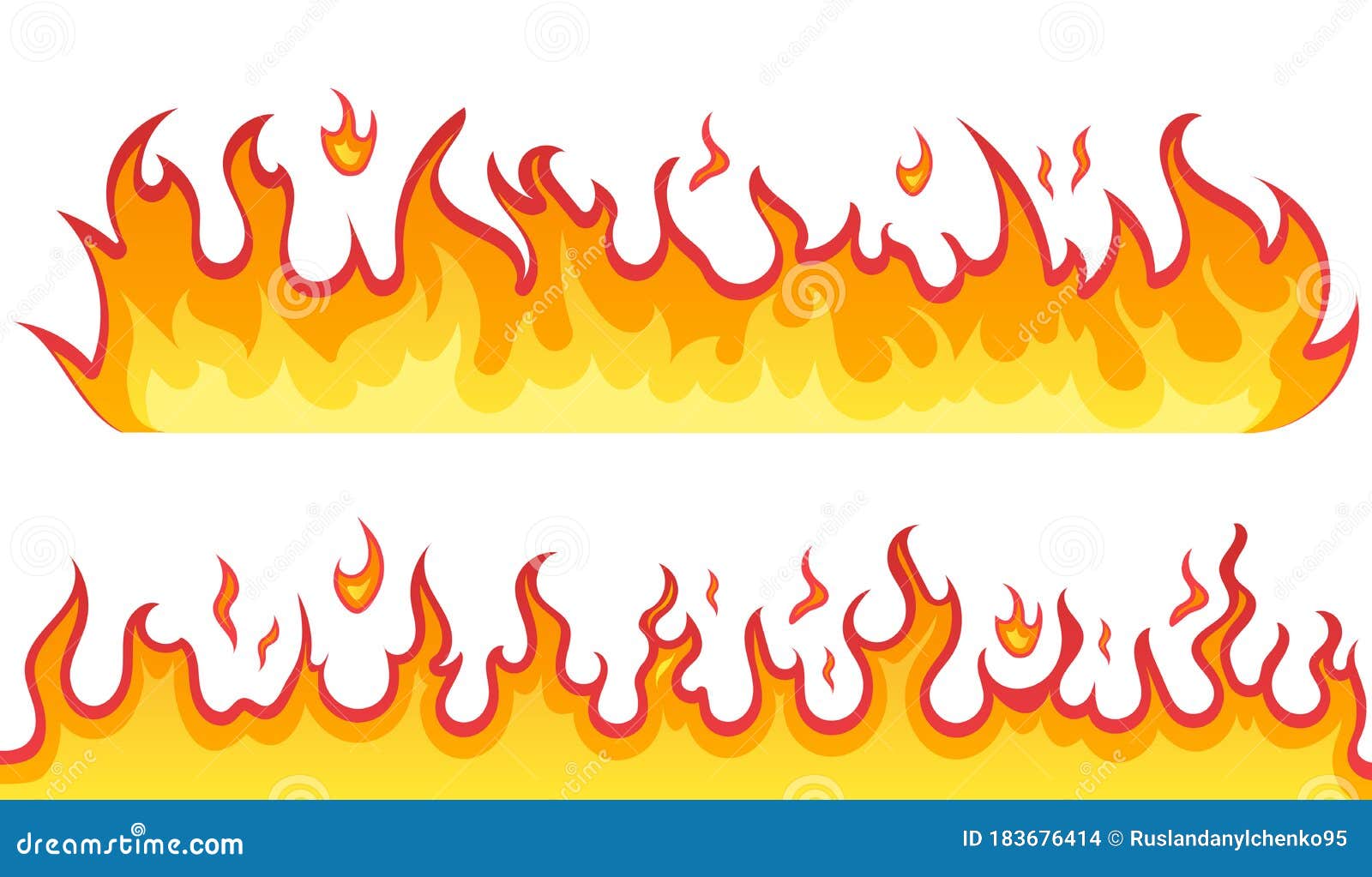 Fire Flames Vector Icons in Cartoon Style on a White Background. Flames of  Different Shapes. Fireball Set, Flames Symbols Stock Vector - Illustration  of design, hell: 183676414