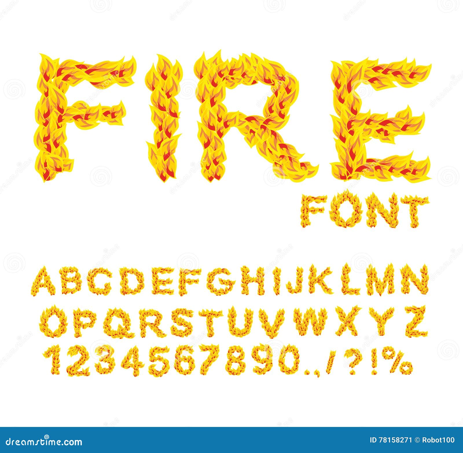 Flame Alphabet