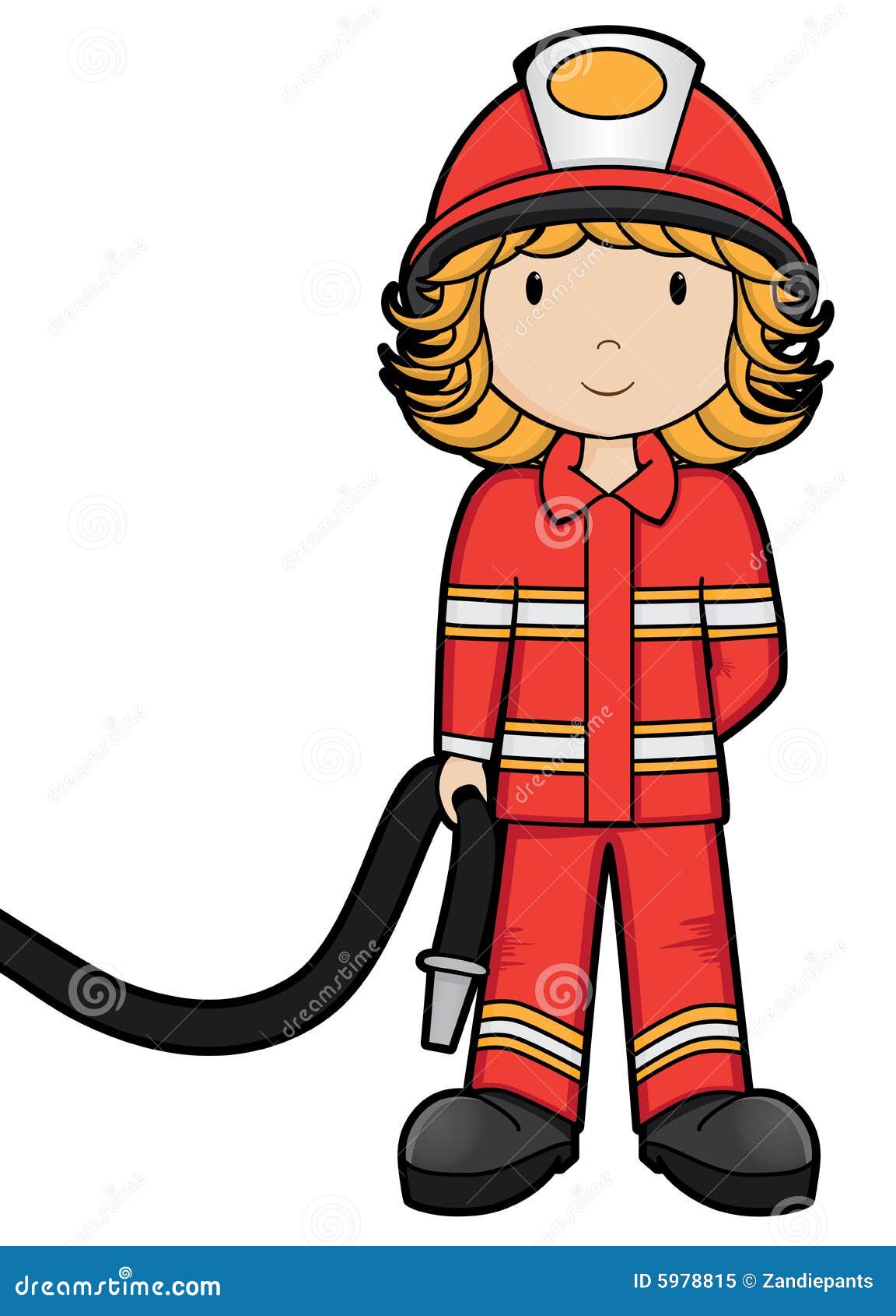 Fire Girl - Vector Royalty Free Stock Photo - Image: 5978815