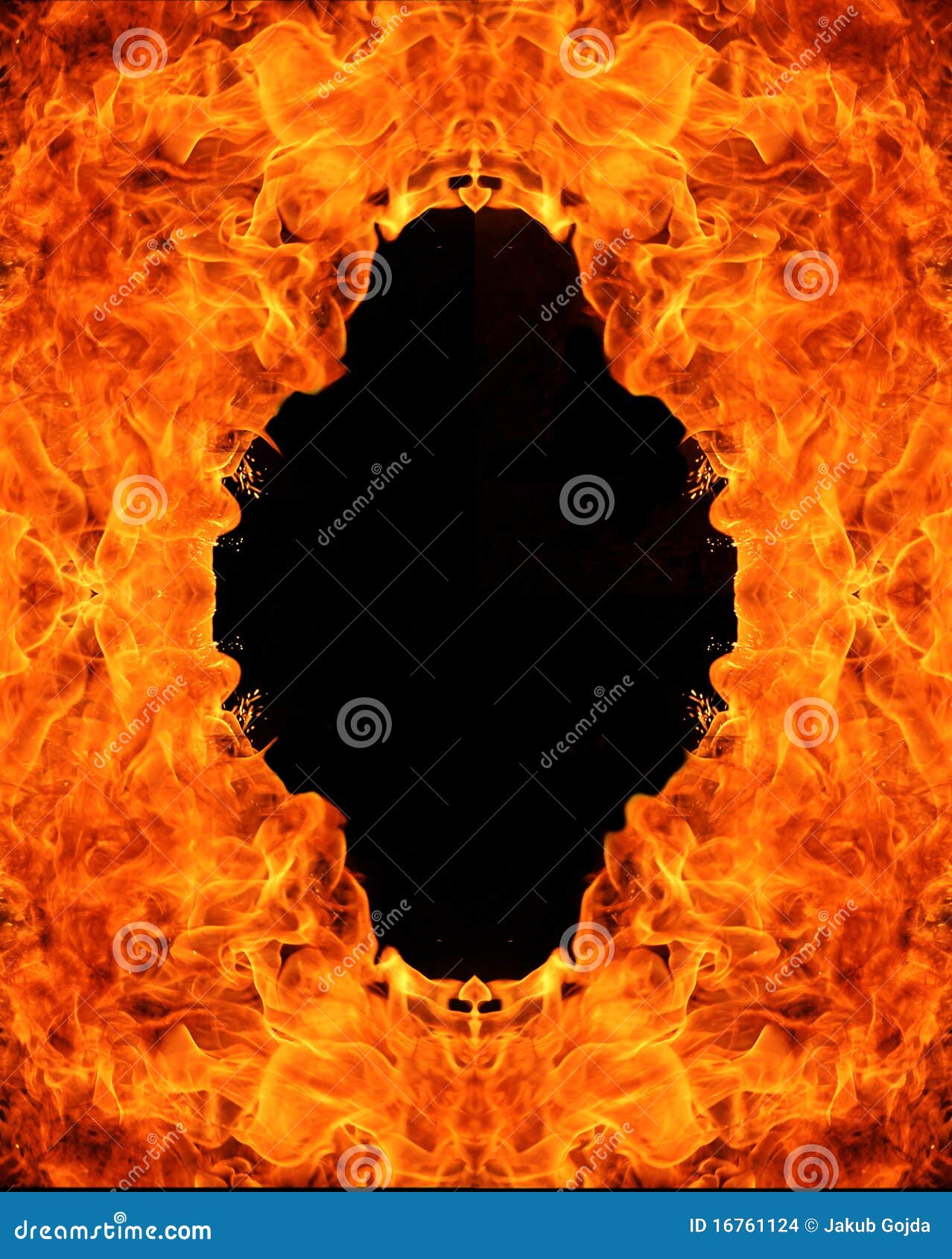 Fire hole stock photo. Image of