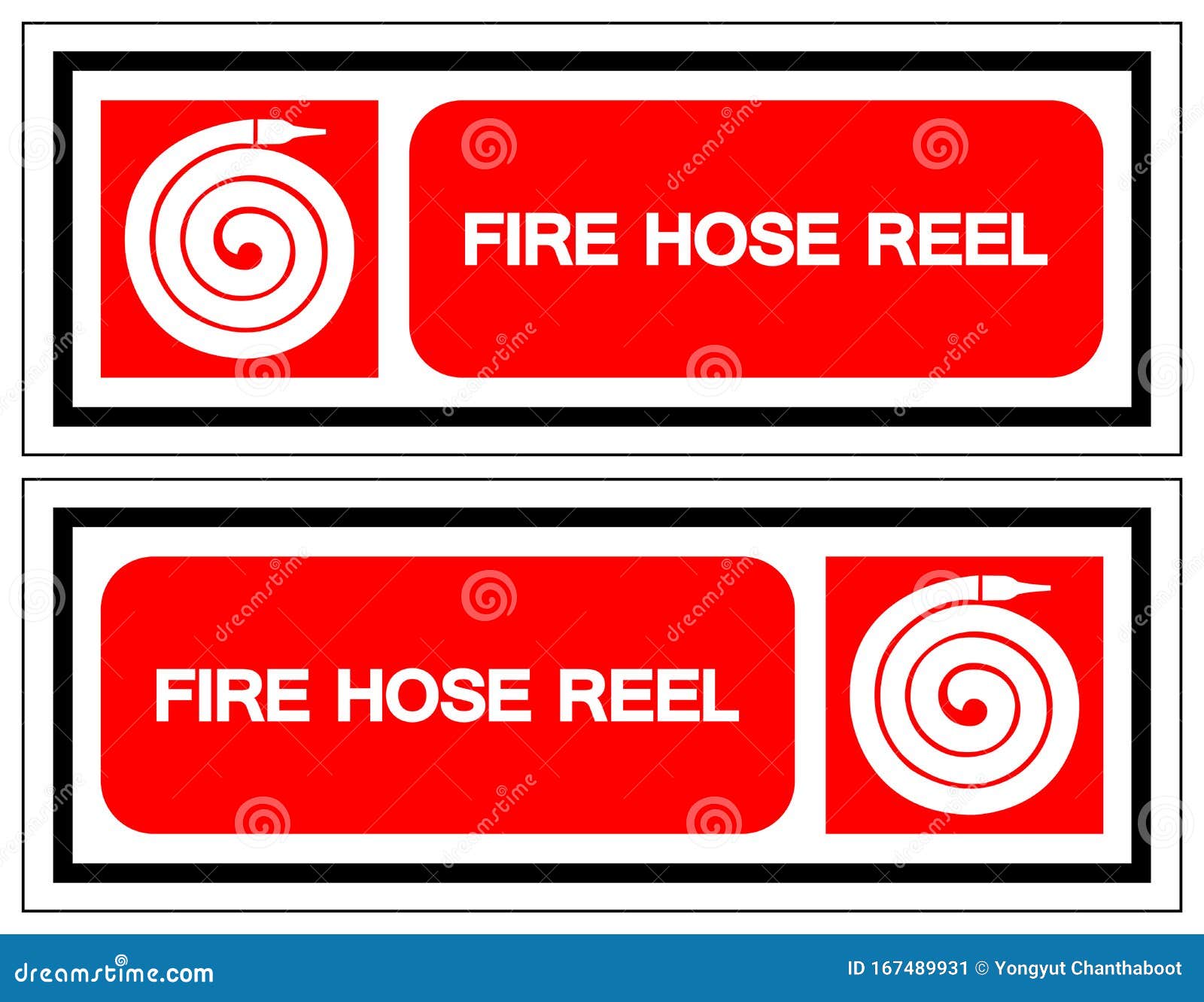 Fire Hose Reel Symbol Sign, Vector Illustration, Isolate on White