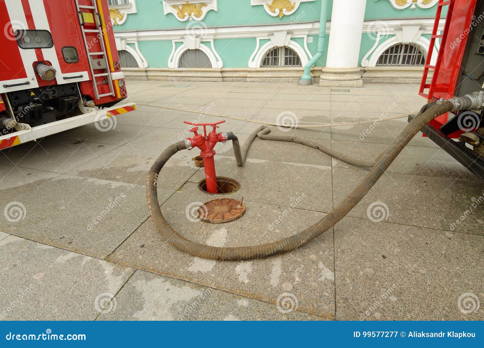 Fire Hydrant a Device for Sampling Water. Stock Image Image of