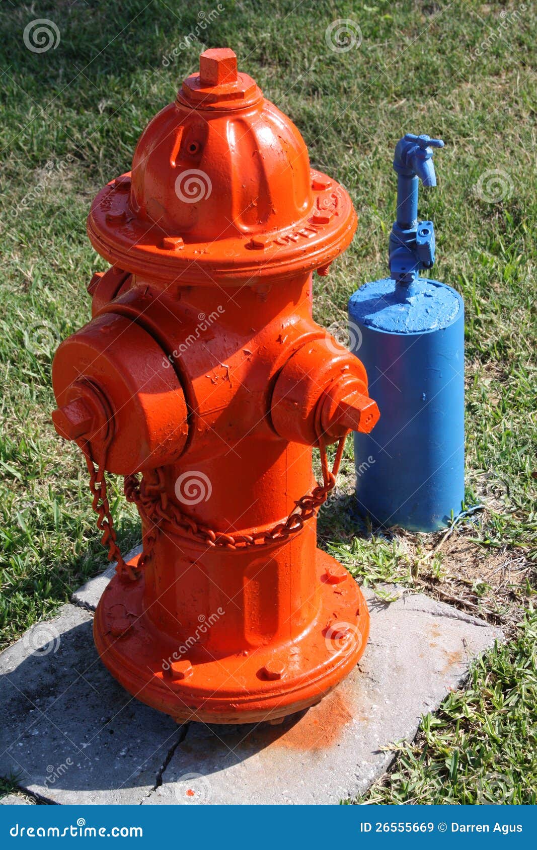 Fire Hydrant And Outside Water Tap Stock Image Image of metal