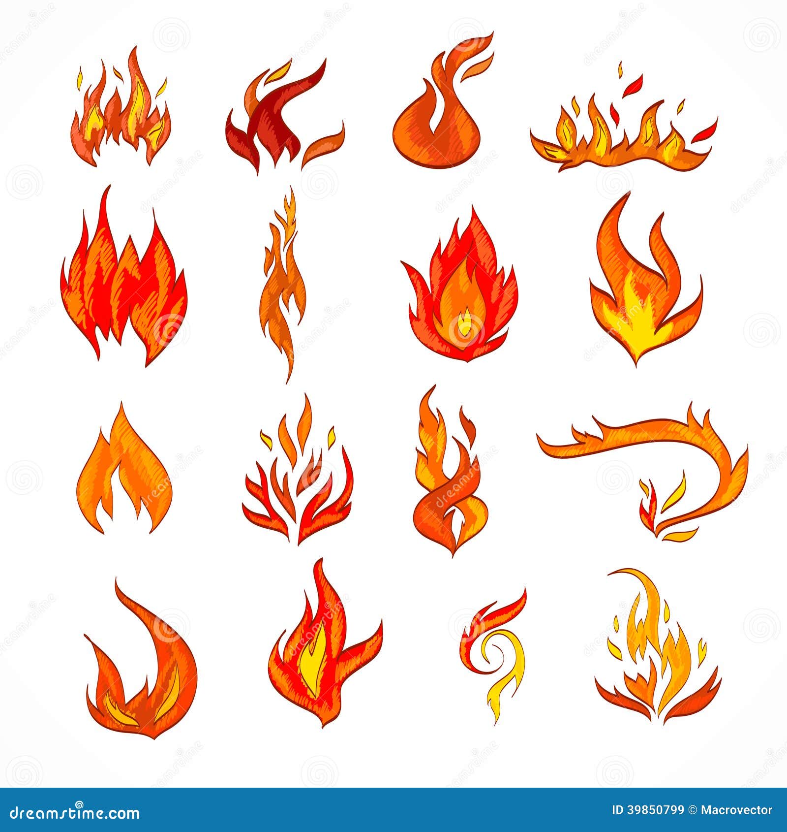 Fire icon sketch stock vector. Illustration of emblem - 39850799