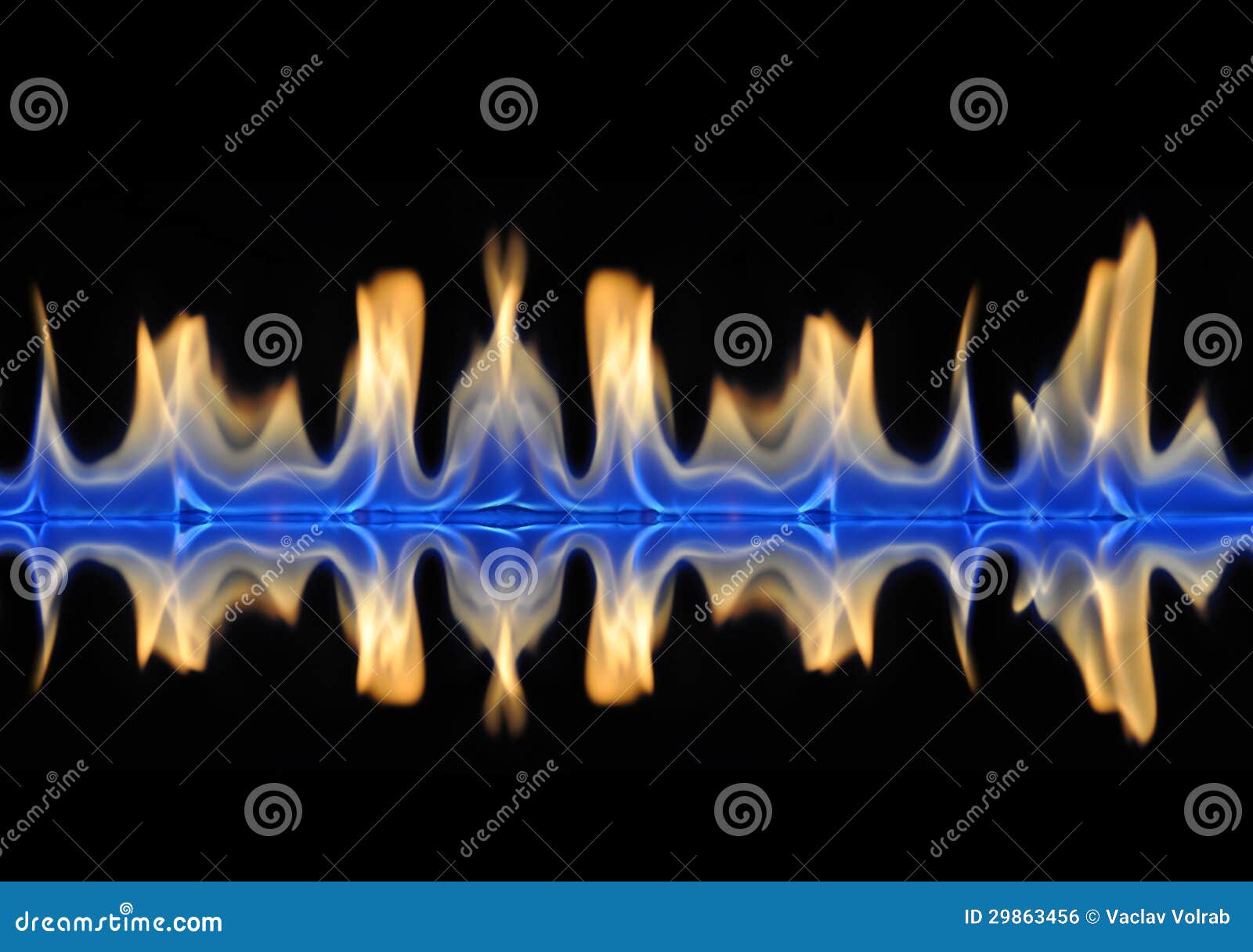 Fire stock photo. Image of hell, blue, bonfire, creativity - 29863456