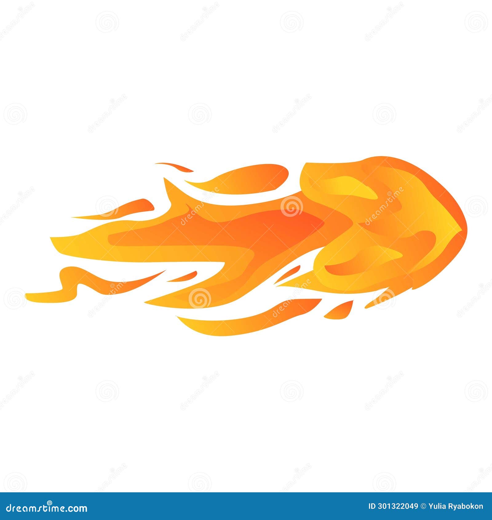 Fire Laser Beam Icon Cartoon Vector. Spark Guide Stock Vector