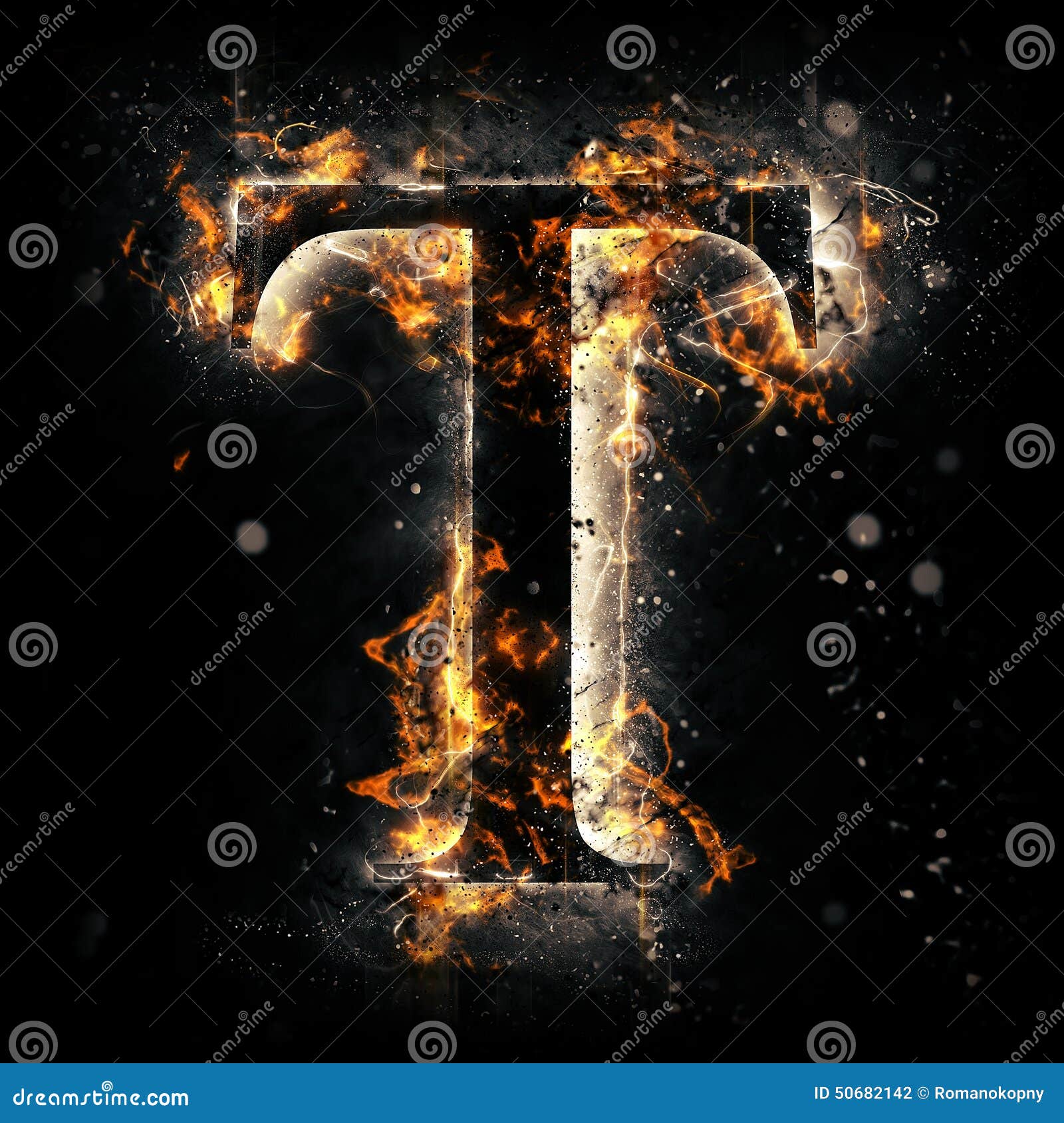 Fire letter T stock illustration. Illustration of font - 50682142