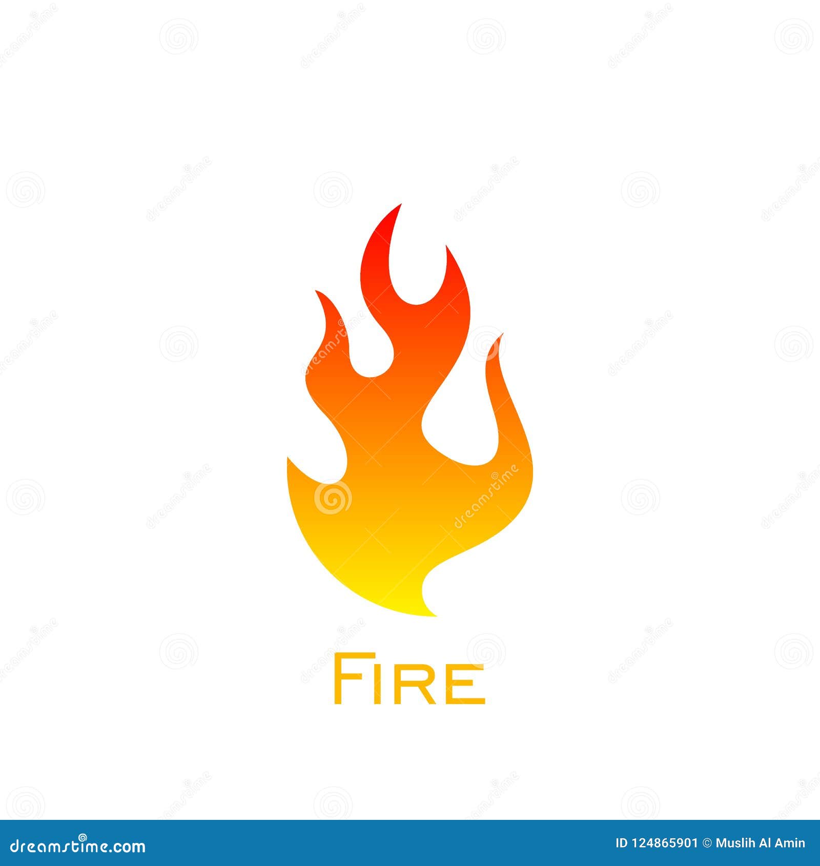 Free Vector, Fire background design