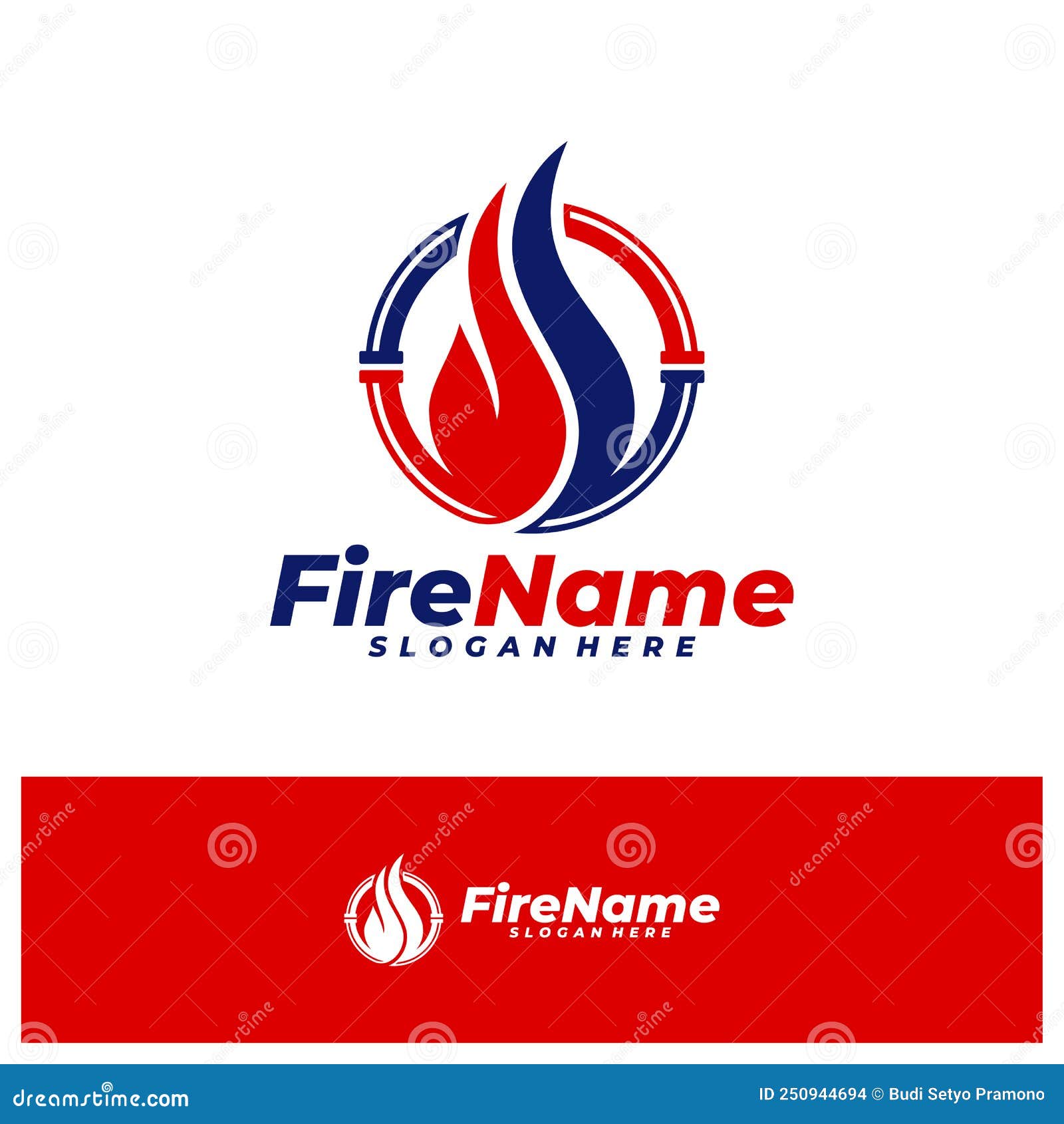 Fire Logo Design Template. Circle Fire Logo Concept Vector Stock Illustration Illustration of