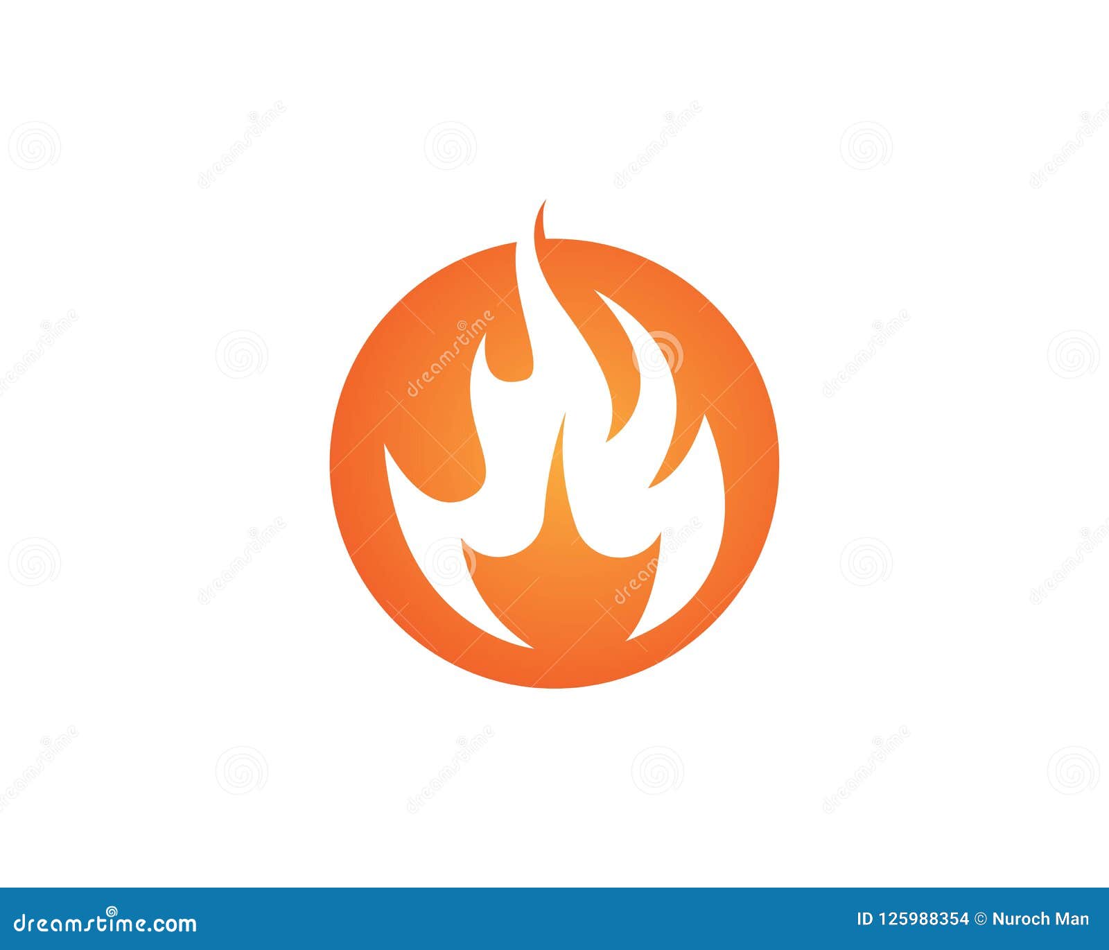 Fire logos icons stock vector. Illustration of graphic 125988354