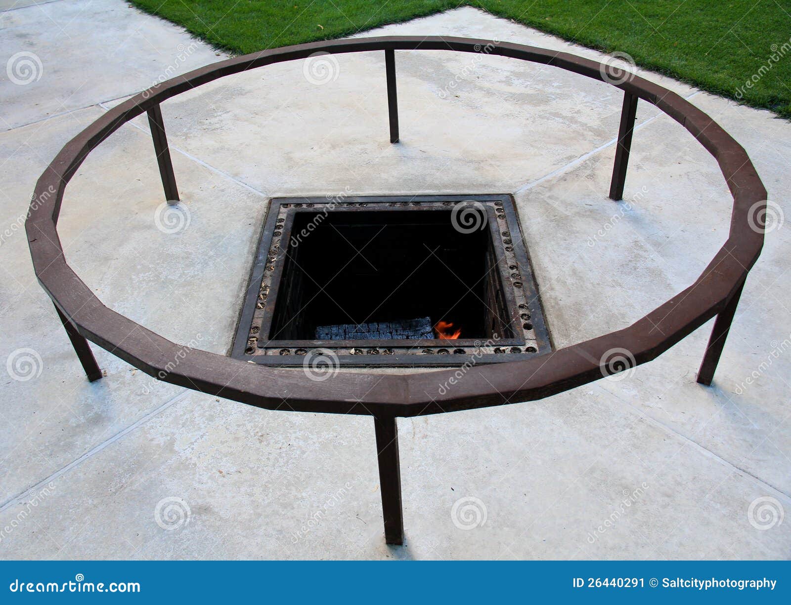 BBQ FIre Pit - Charcoal Grill Ring Portable 32