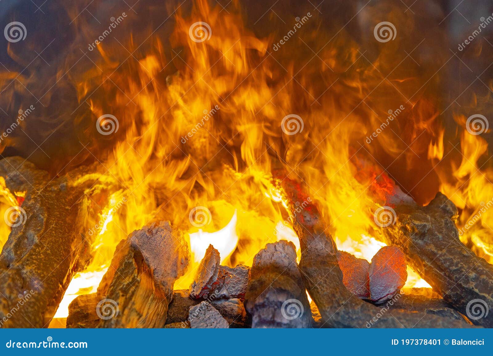 Fire Smoke Wood stock image. Image of glow, wood, smoking 197378401