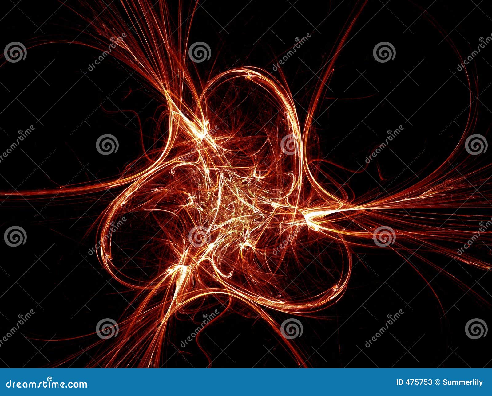 Fire in space stock illustration. Illustration of abstract ...