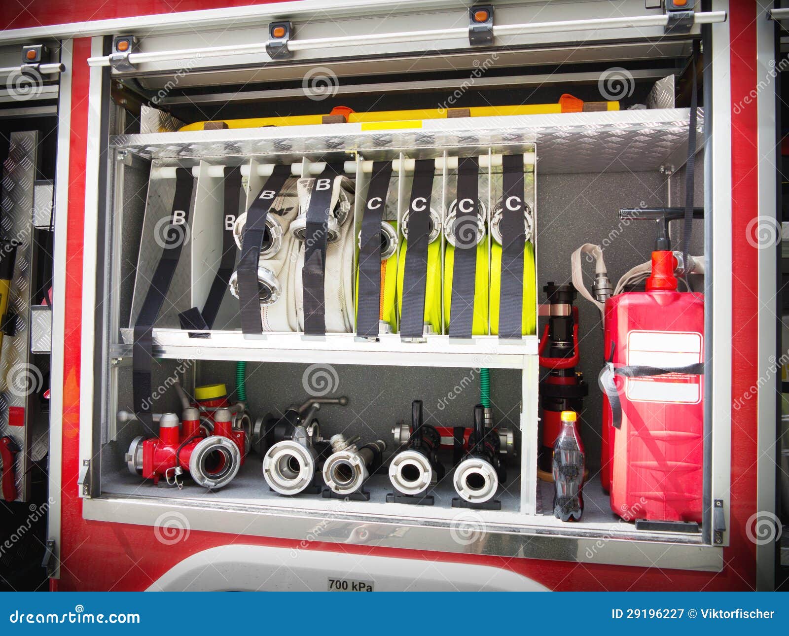 Fire truck equipment stock image. Image of chains, parts 29196227