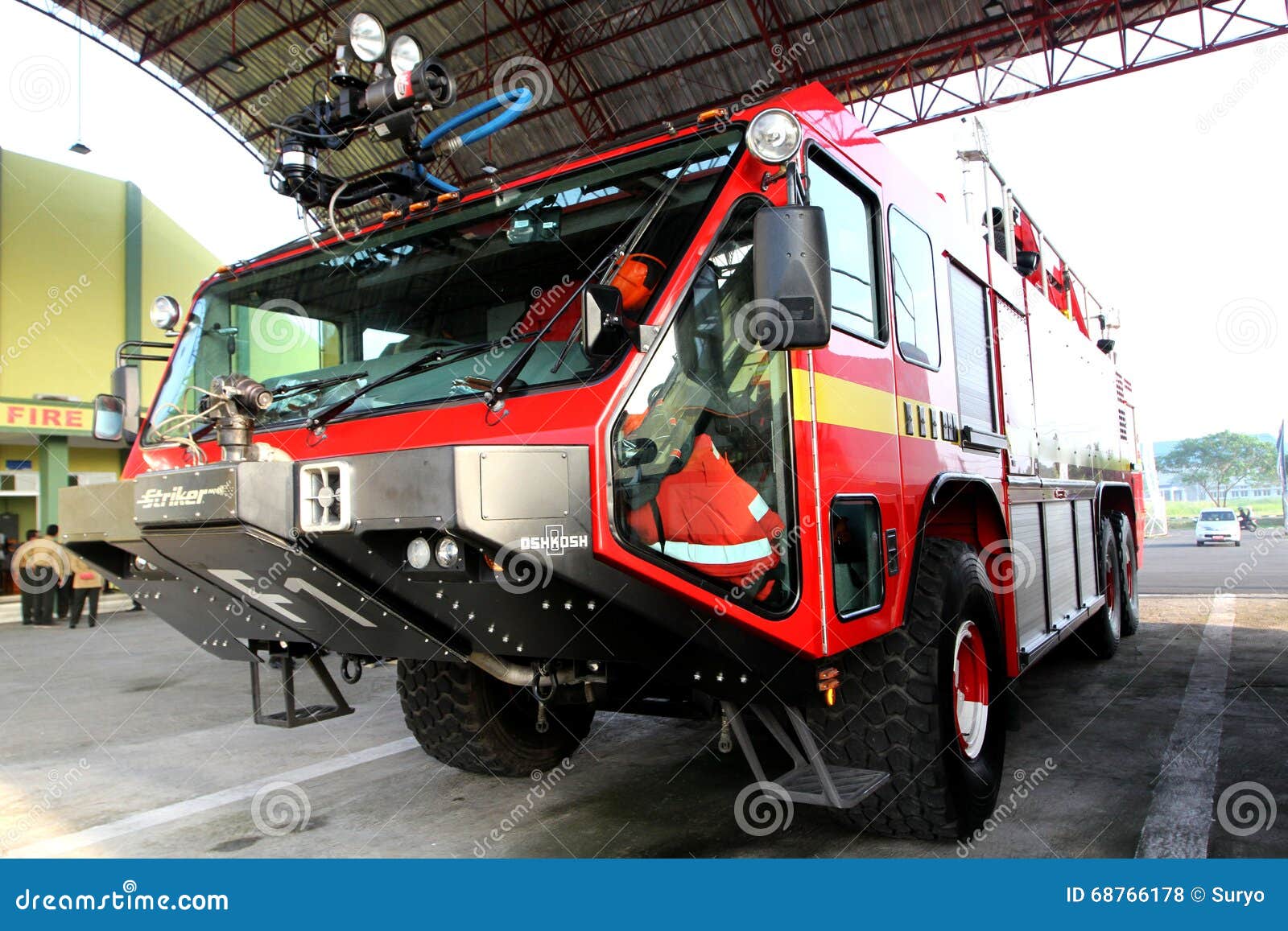 Fire truck editorial stock photo. Image of wheel, indonesia - 68766178