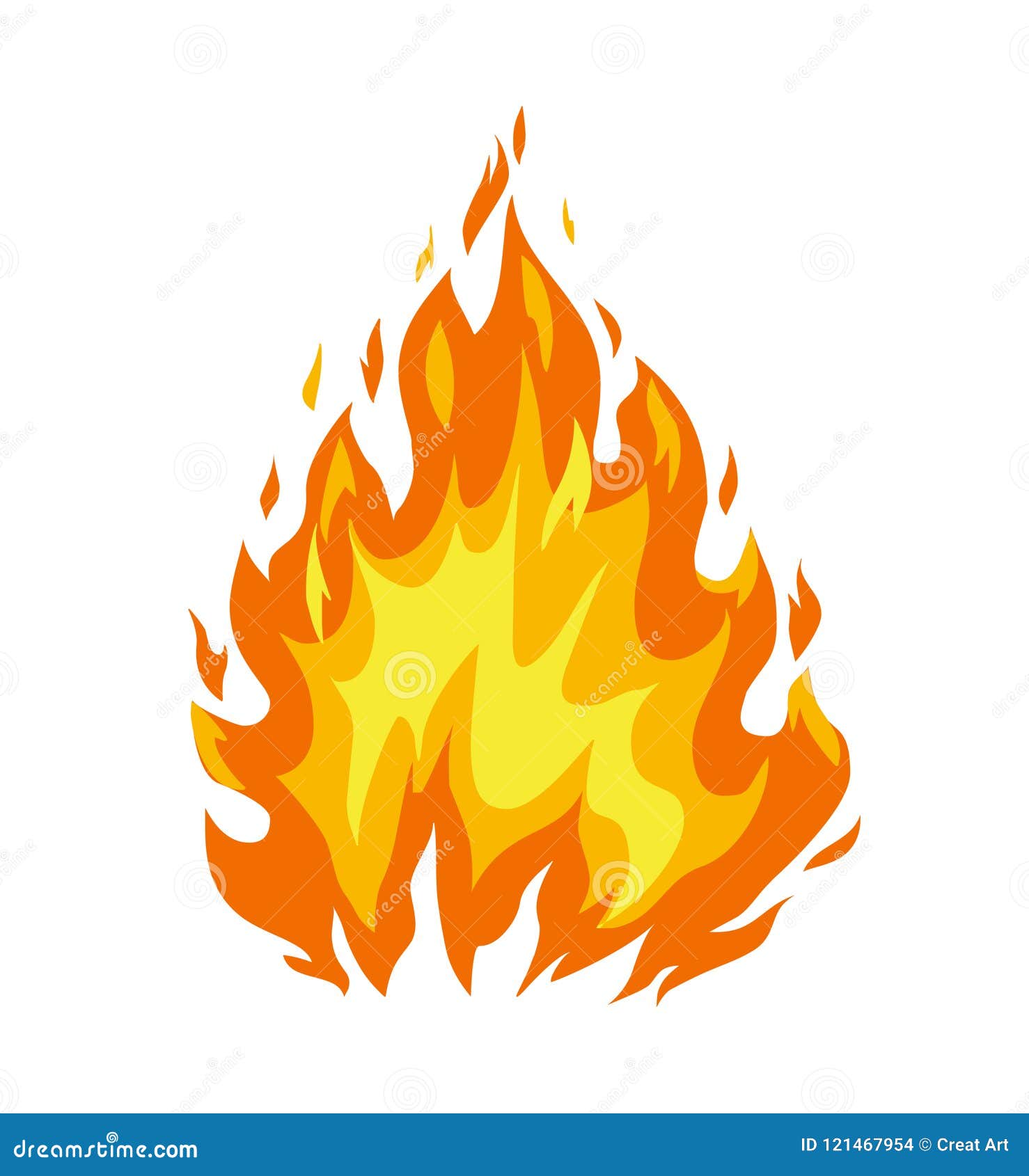 Flame Fire Logo Icon Symbol Hot V8 #259875 - TemplateMonster