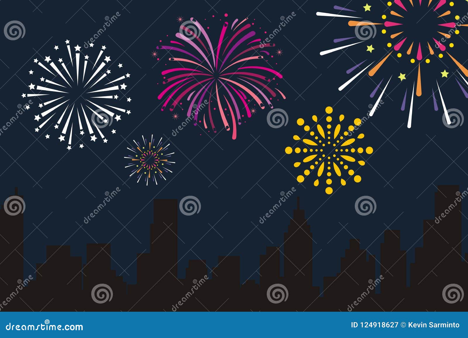 fire works background