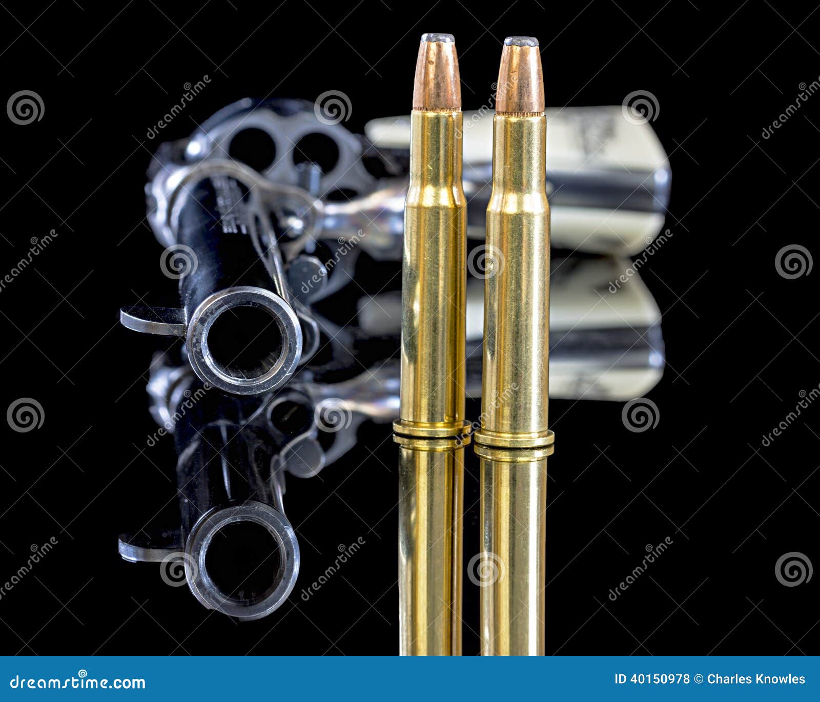 Firearm and Bullets for Protection Stock Photo Image of protection