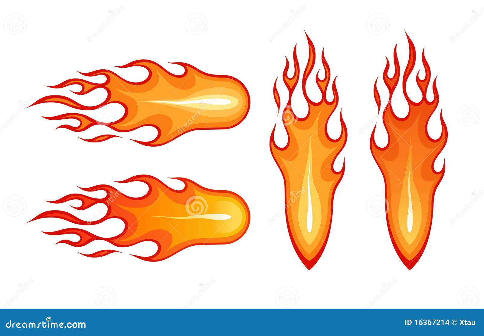 The fireball and the flame stock vector. Illustration of symbolic