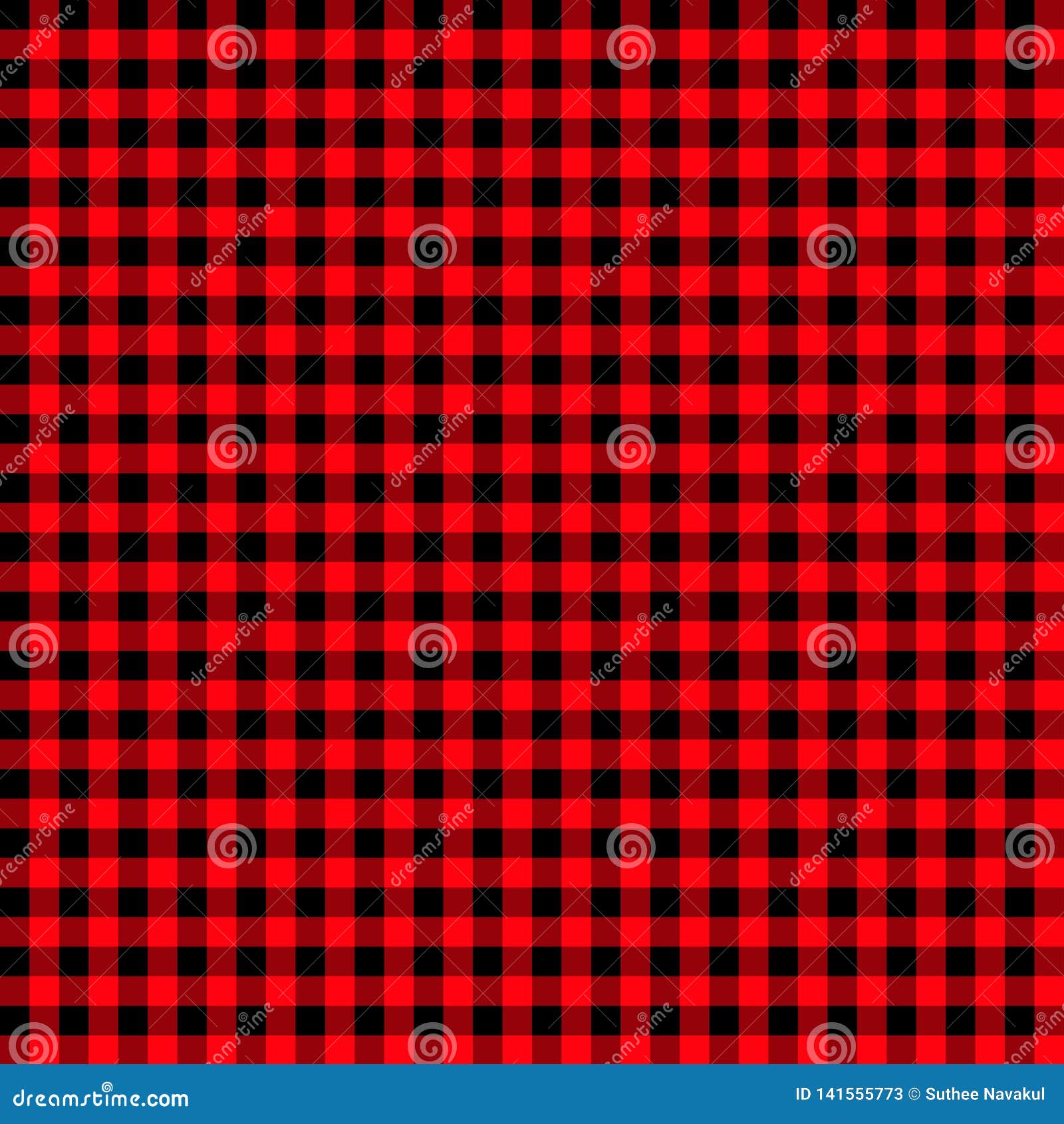 Firebrick Gingham Pattern. Textured Red and Black Plaid Background Stock  Illustration - Illustration of raster, coat: 141555773