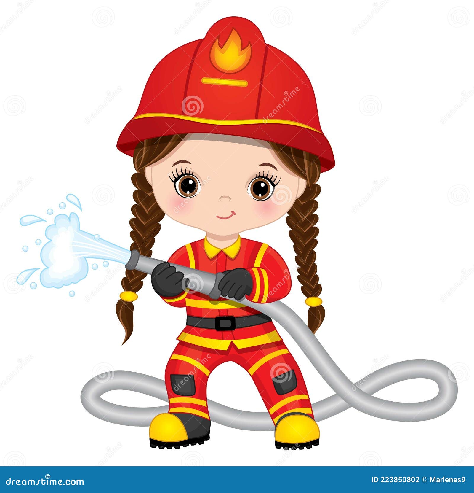 Little Firefighter Stock Illustrations – 315 Little Firefighter Stock  Illustrations, Vectors & Clipart - Dreamstime