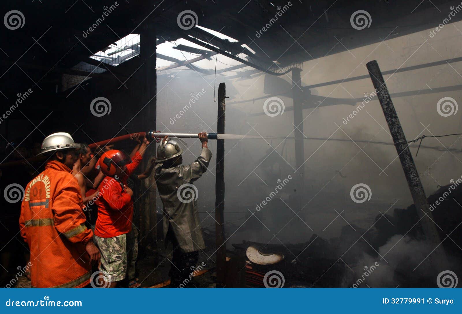 Firefighter editorial photo. Image of warehouse, plastic 32779991