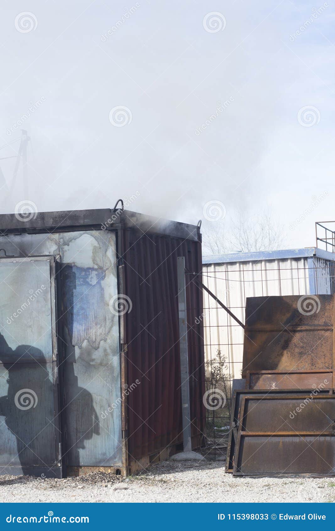 fireman fire training station drill
