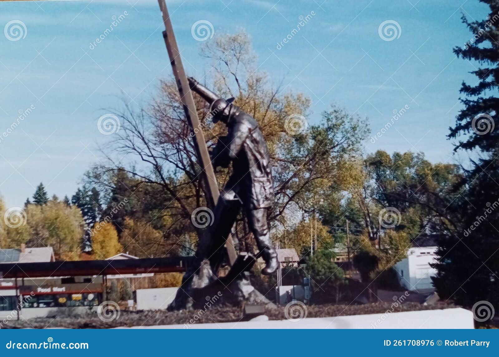 Firefighter S Memorial in Colorado Editorial Photo Image of plant