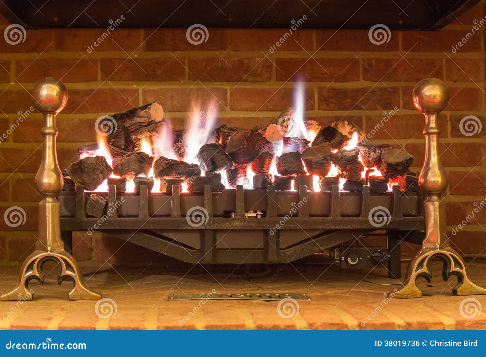 Fireplace stock photo. Image of knob, heat, home, flame 38019736
