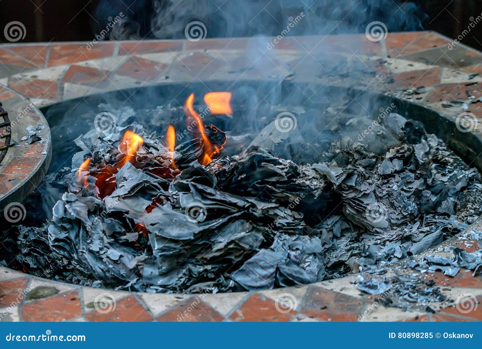 Fireplace with Fire and Ashes Stock Image Image of dirty, color 80898285