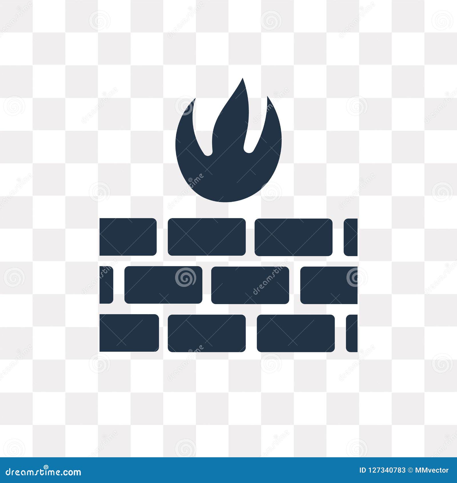 Firewall Vector Icon Isolated On Transparent Background Firewall Transparency Concept Can Be Used Web And Mobile Stock Vector Illustration Of Lock Protect