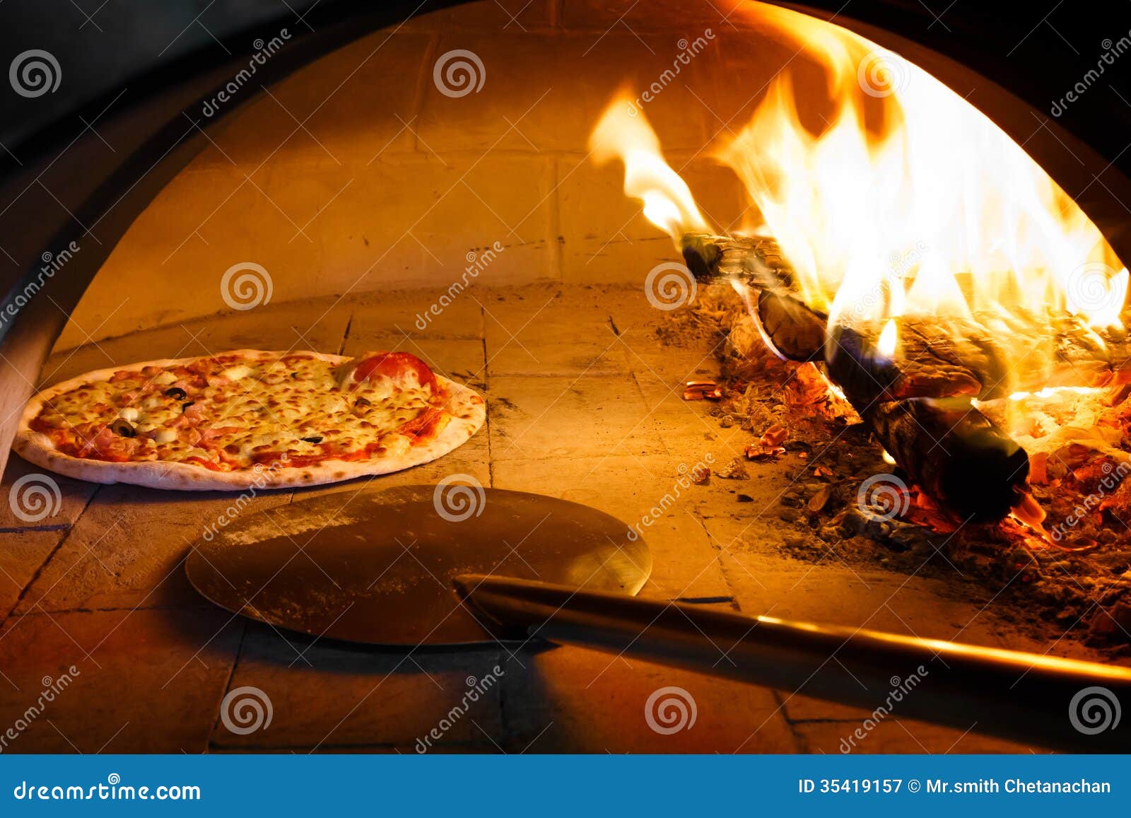 firewood oven pizza