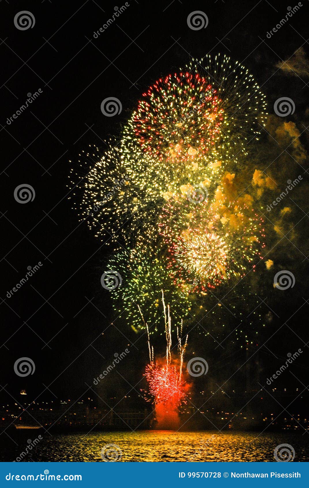 Firework Shows on the Independence Day, USA Stock Photo Image of