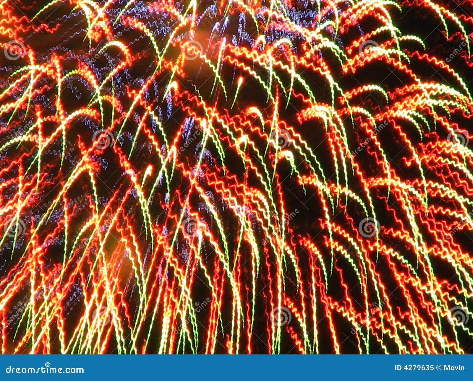 Fireworks stock image. Image of texture, streamers, wiggle 4279635