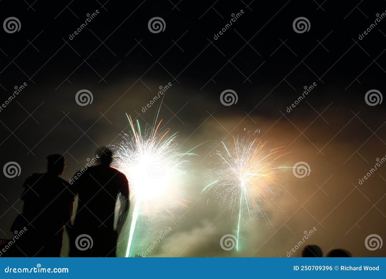 Fireworks Display, Granville, Ohio July 1, 2022 Editorial Photo Image