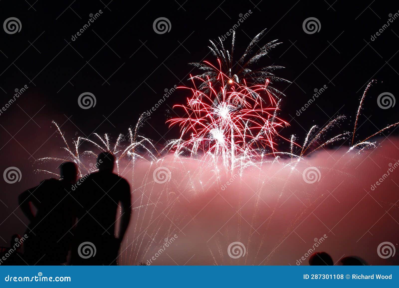 Fireworks Display, Granville, Ohio July 1, 2022 Stock Photo Image of