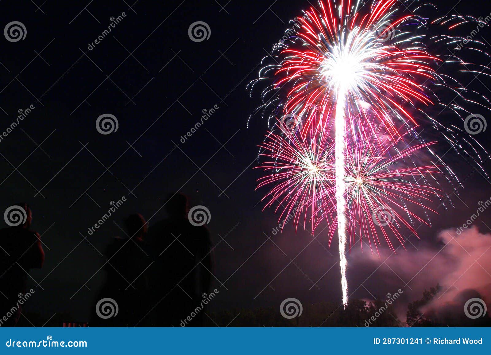 Fireworks Display, Granville, Ohio July 1, 2022 Stock Image Image of 2022, display 287301241