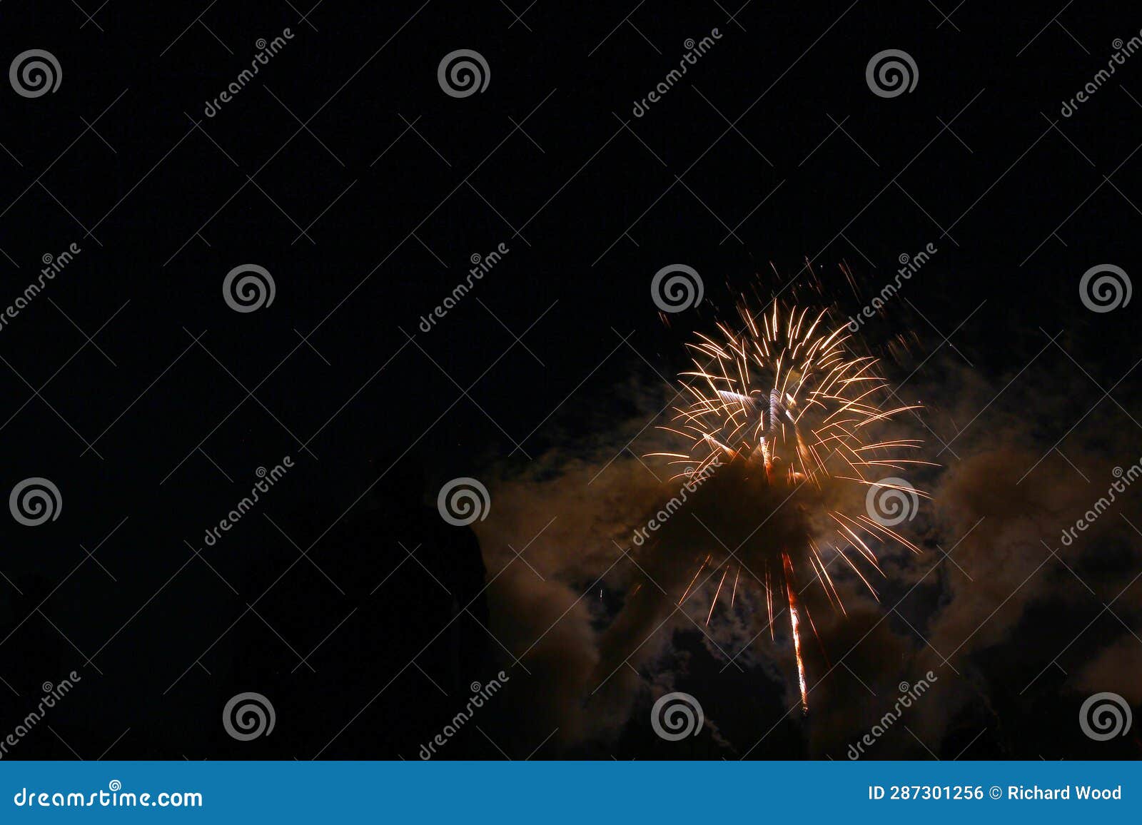 Fireworks Display, Granville, Ohio July 1, 2022 Stock Photo Image of