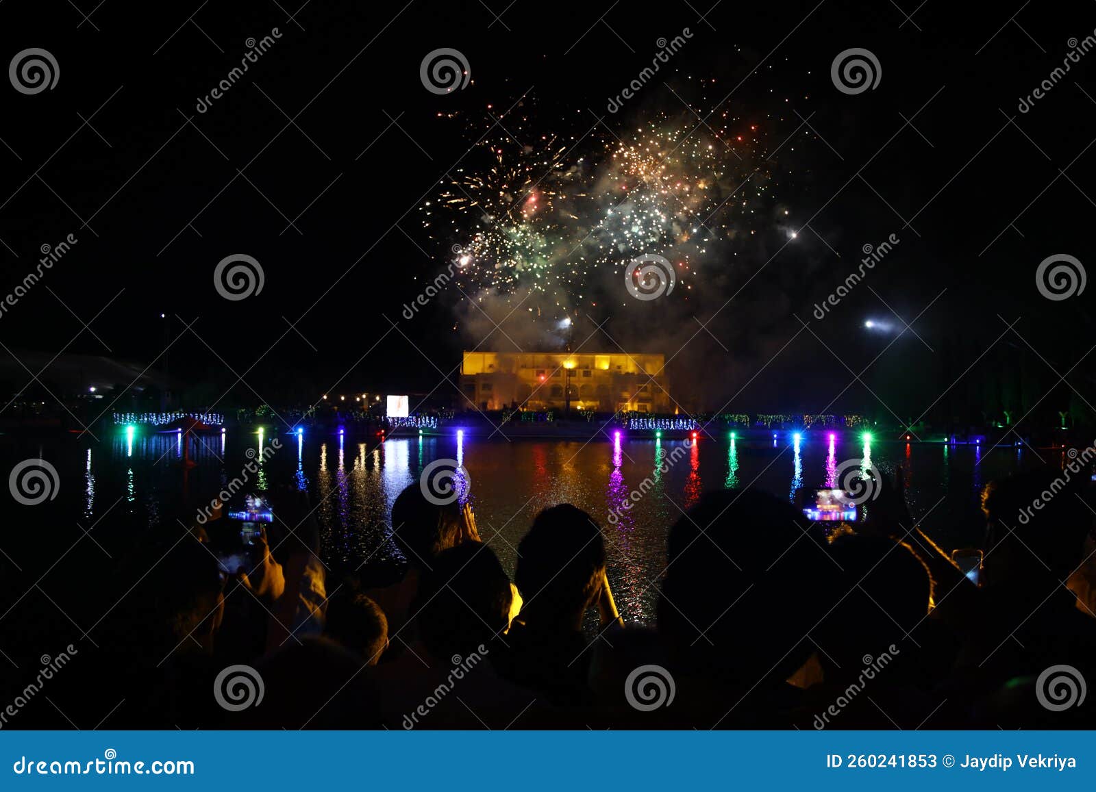 a fireworks show you can watch while enjoying the pool during the night diwali events!