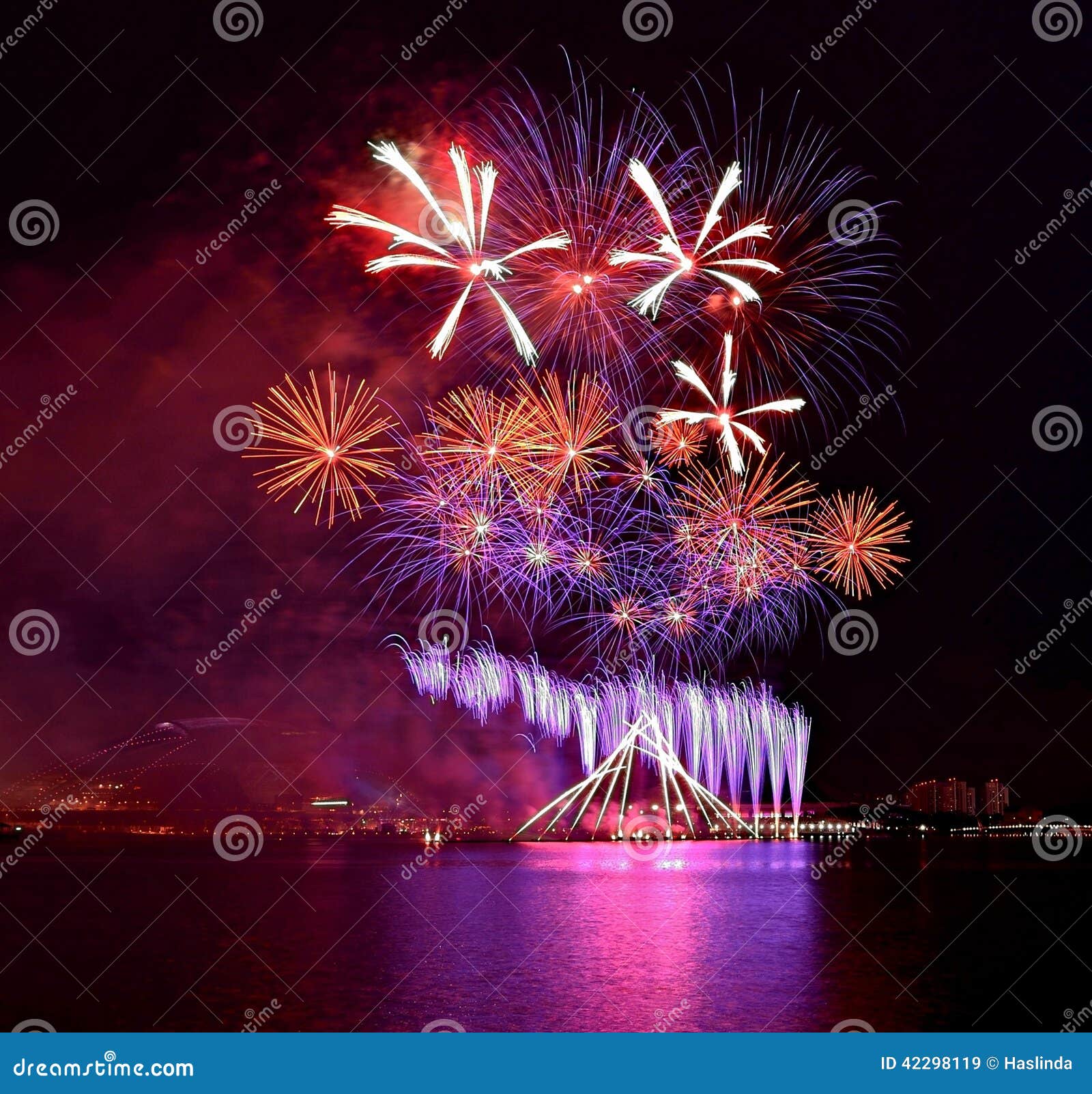 fireworks singapore sports hub
