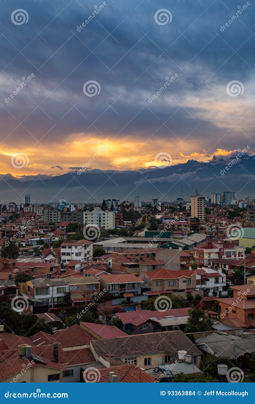 firey sunset cochabamba