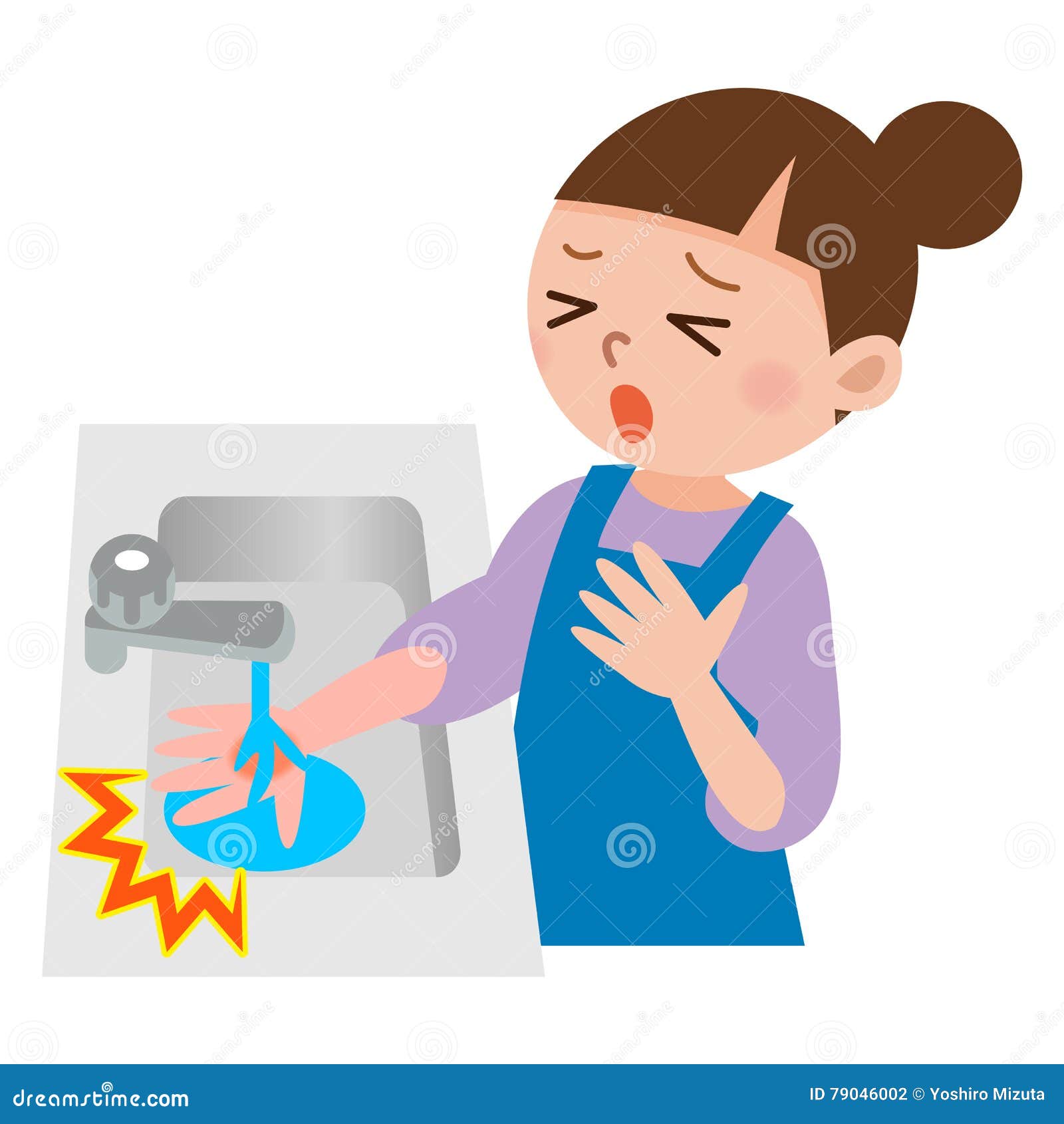 burn injury clipart