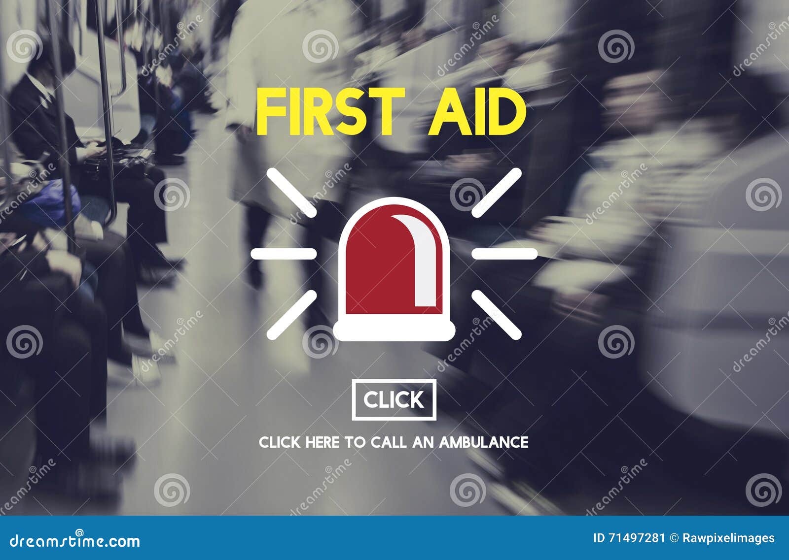 First Aid Emergency Accident Service Concept Stock Image Image of