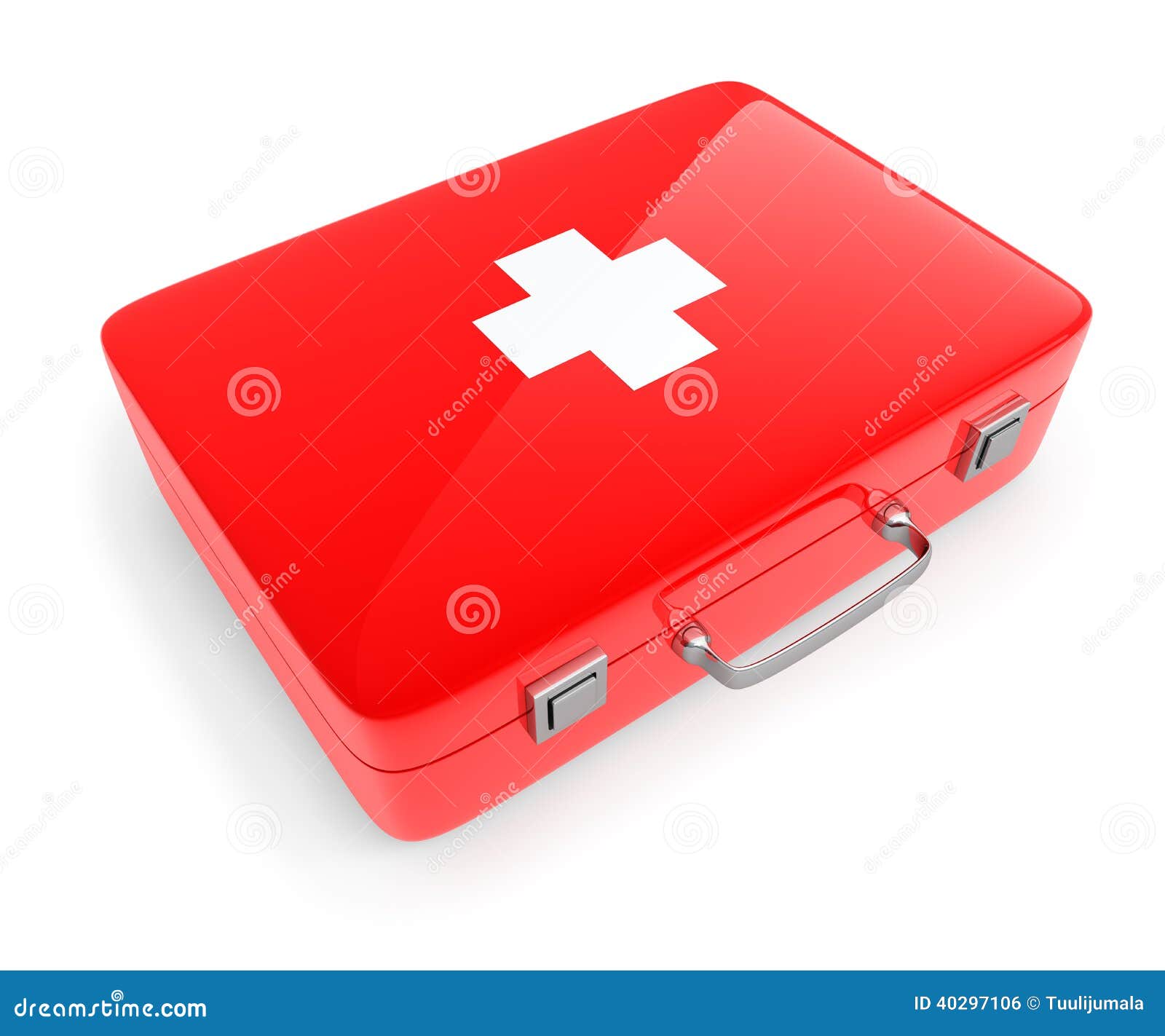 First aid kit case stock illustration. Illustration of injury 40297106