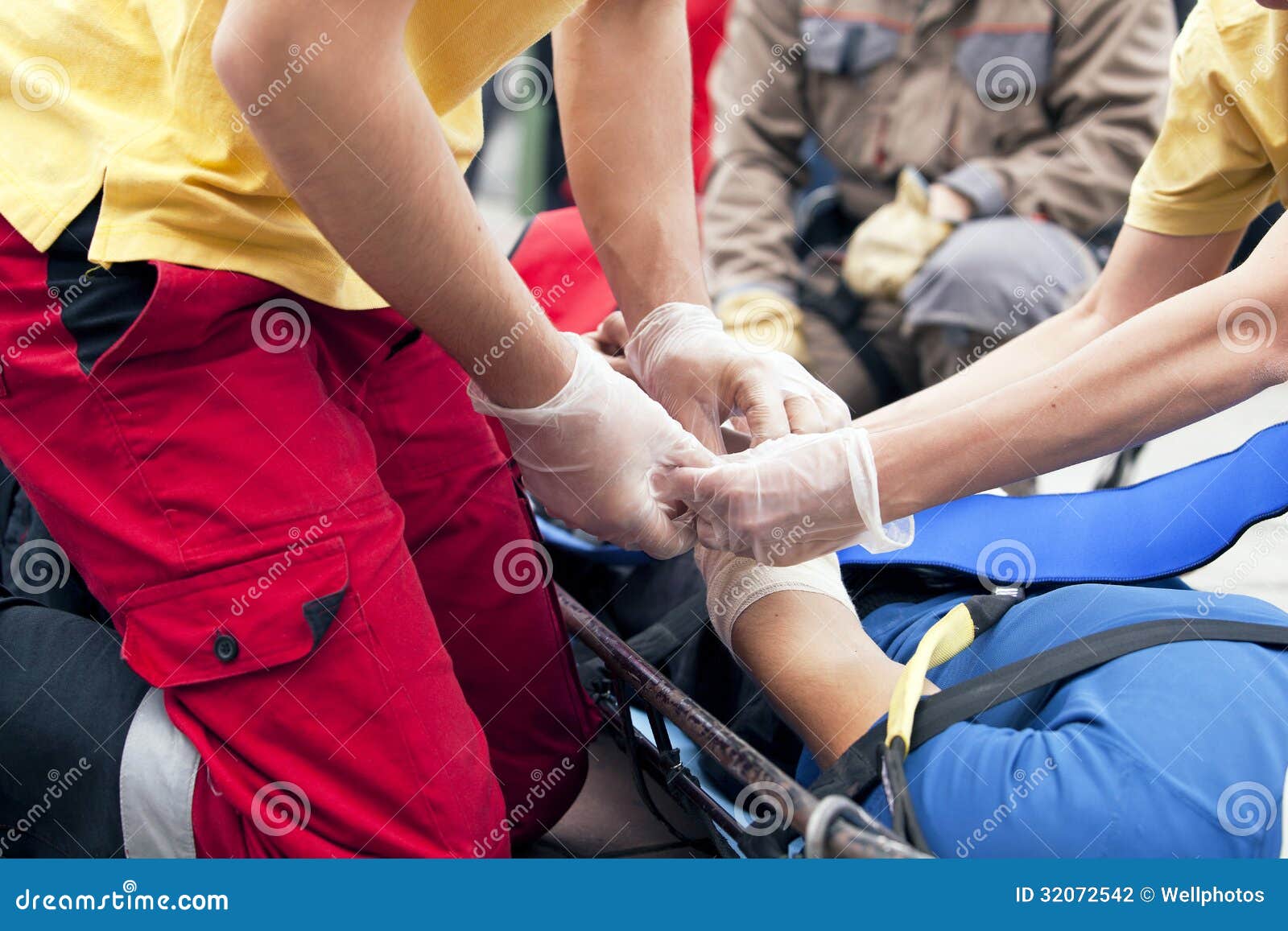 First aid stock photo. Image of protective, wounded, injury 32072542