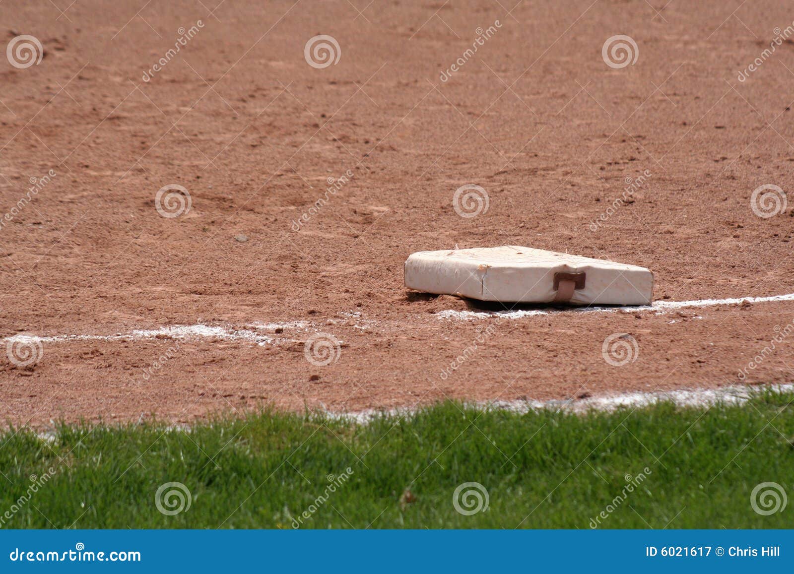 First Base Bag stock image. Image of hardball, infield 6021617