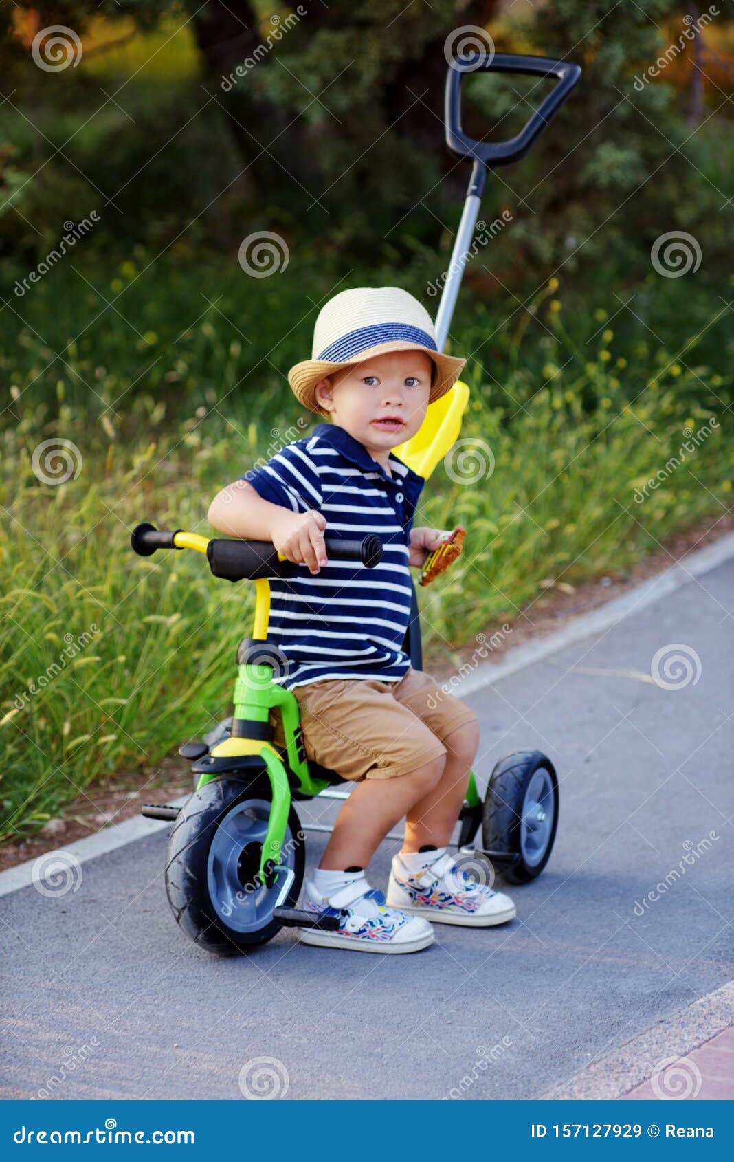 First bike for toddler boy stock image. Image of happy 157127929