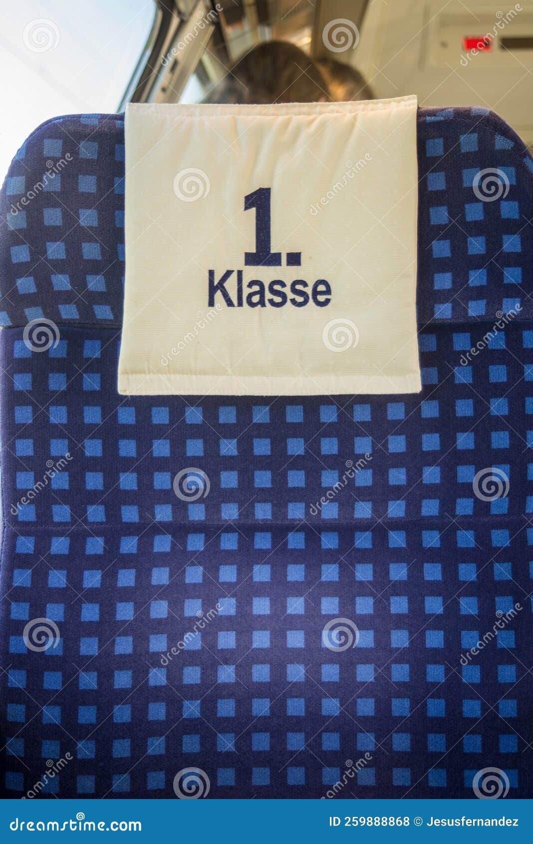 First Class Seat in German Train Stock Photo Image of waggon