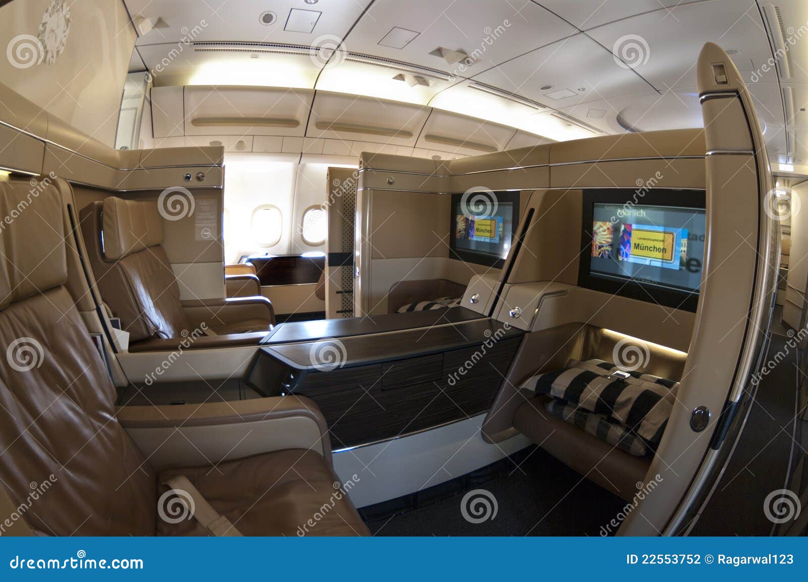 First Class Seats In An Airbus Editorial Photography Image